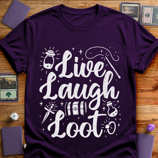 Live Laugh Loot - Purple