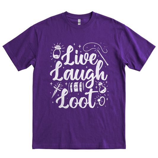 Live Laugh Loot - Purple