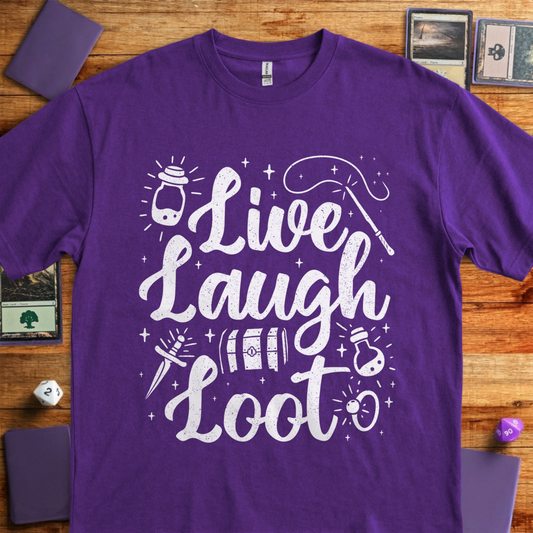 Live Laugh Loot - Purple