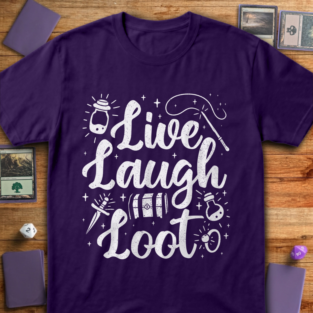 Live Laugh Loot - Purple