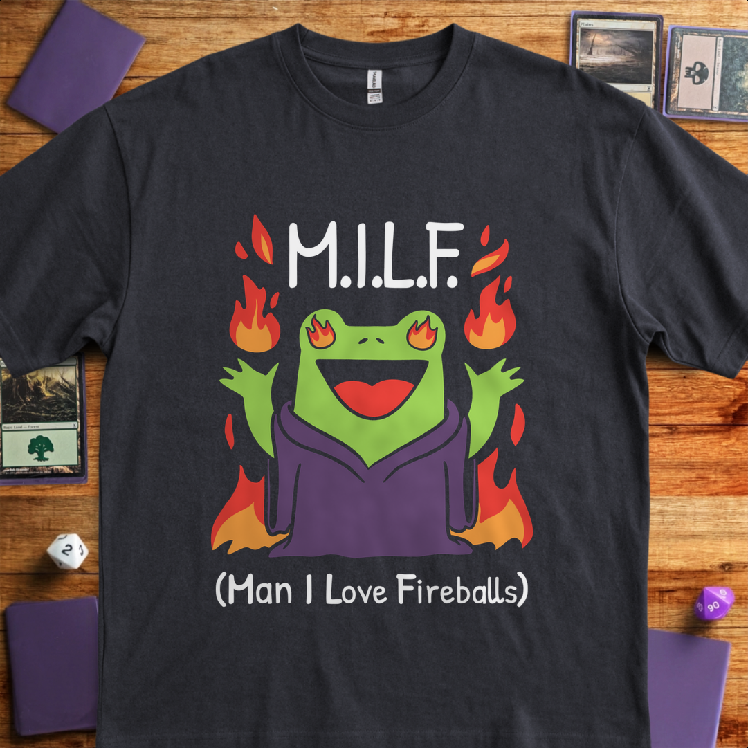 MILF Man I Love Fireballs - Black