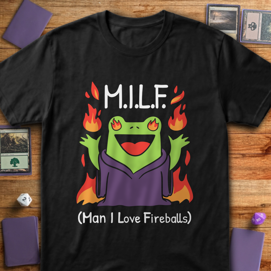 MILF Man I Love Fireballs - Black