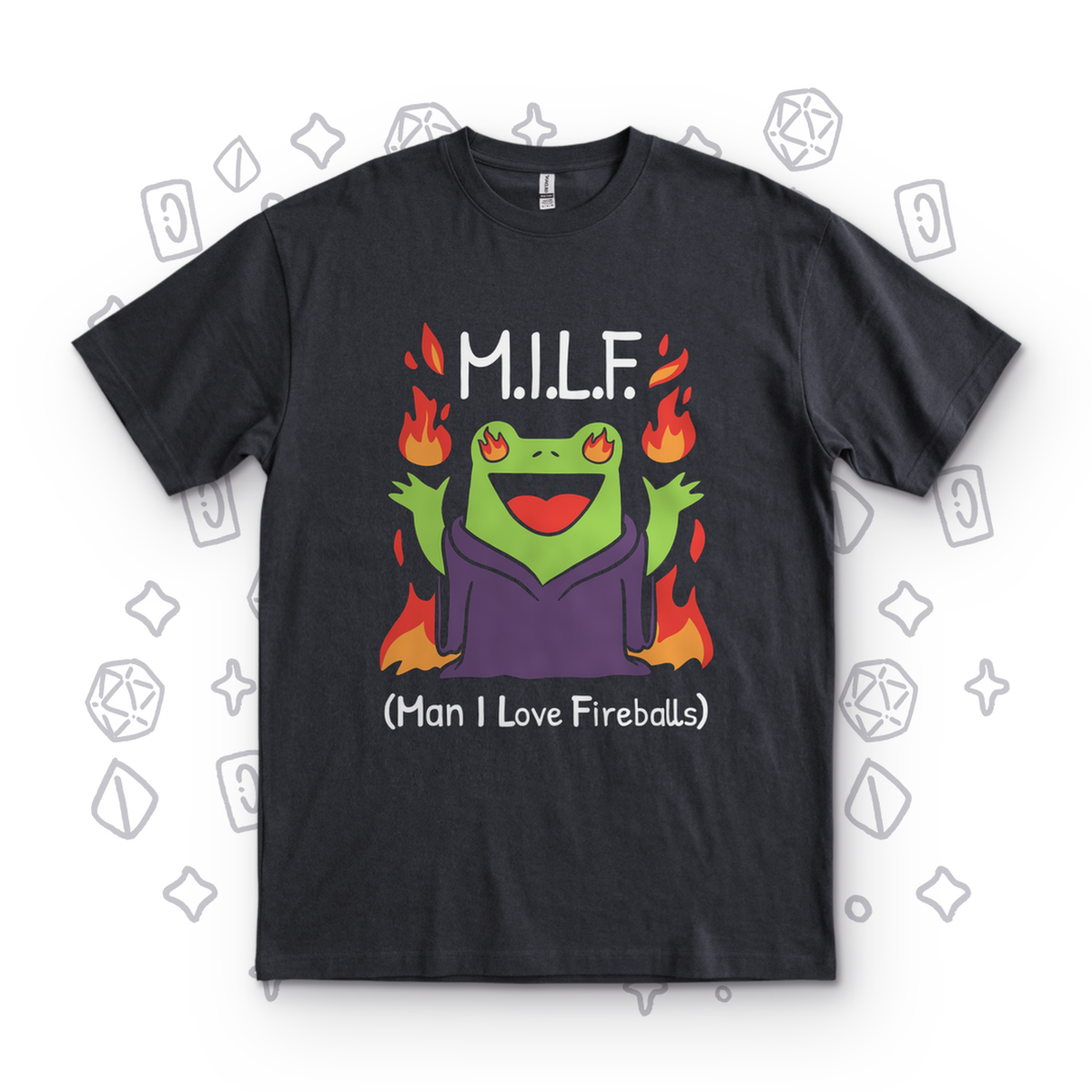MILF Man I Love Fireballs - Black