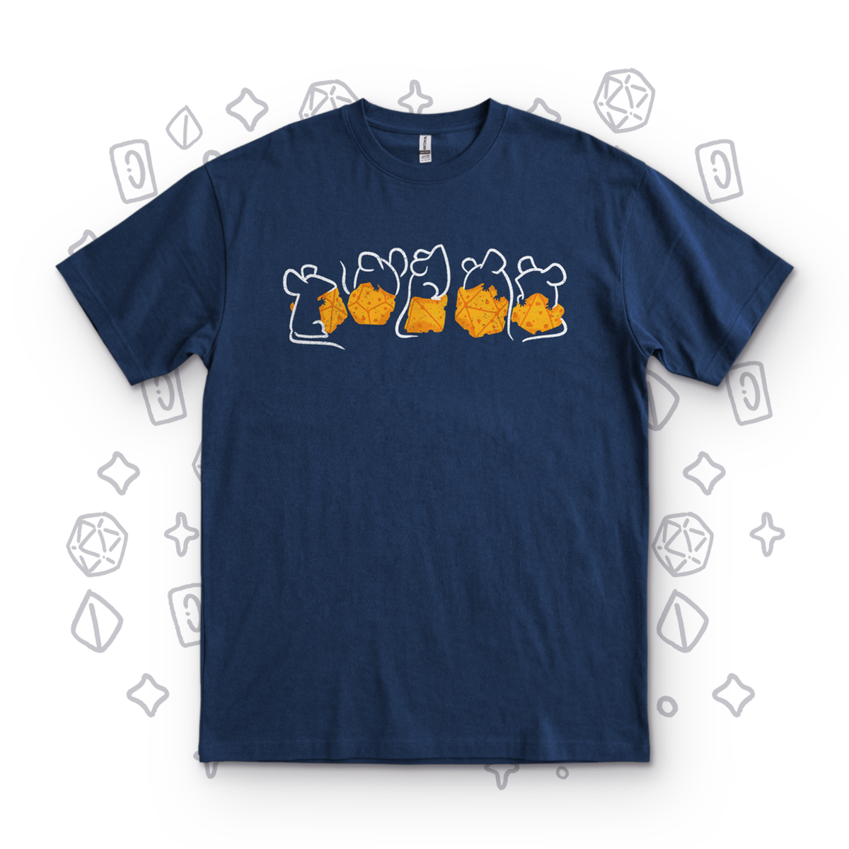 Mice on Dice - Navy