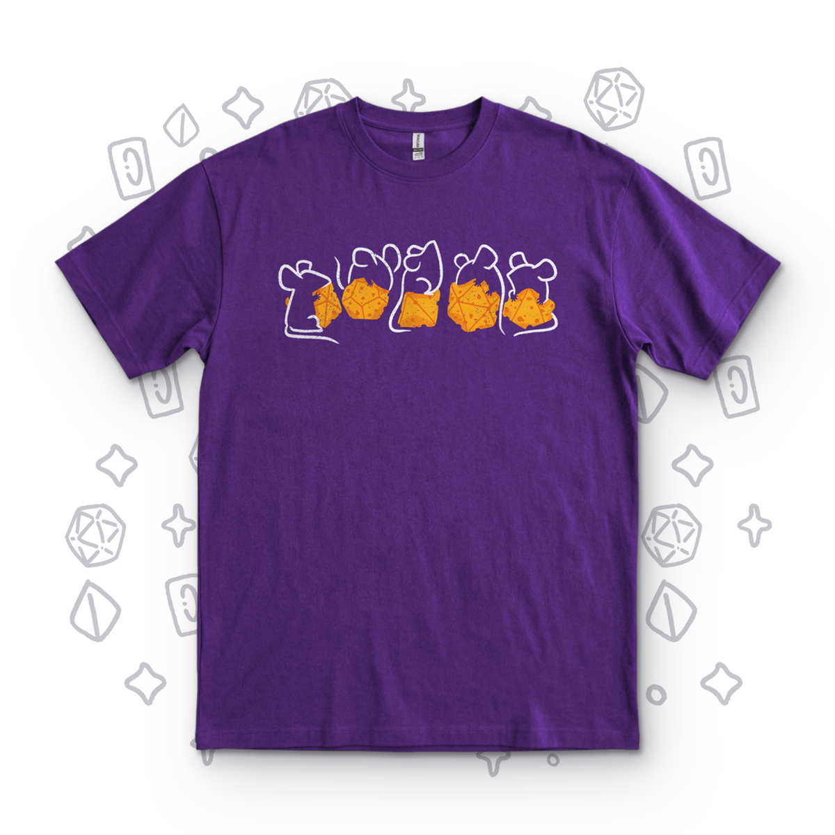 Mice on Dice - Purple