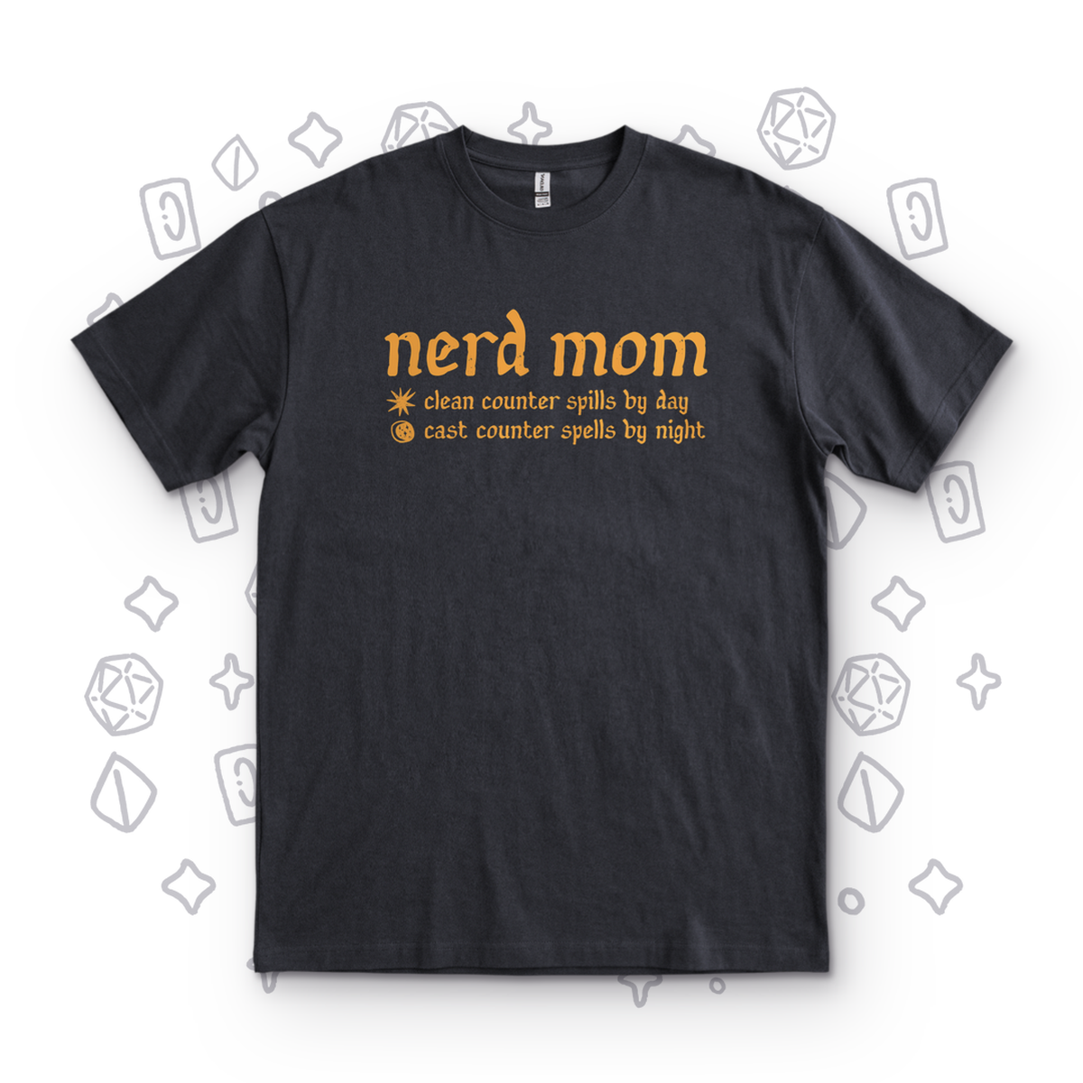 Mom by Day and Night - Black
