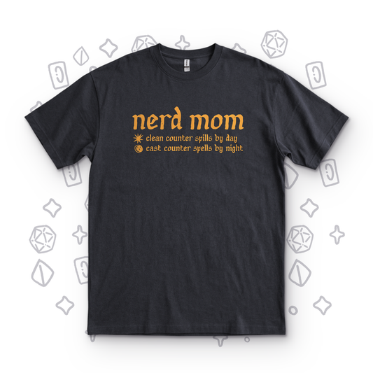 Mom by Day and Night - Black