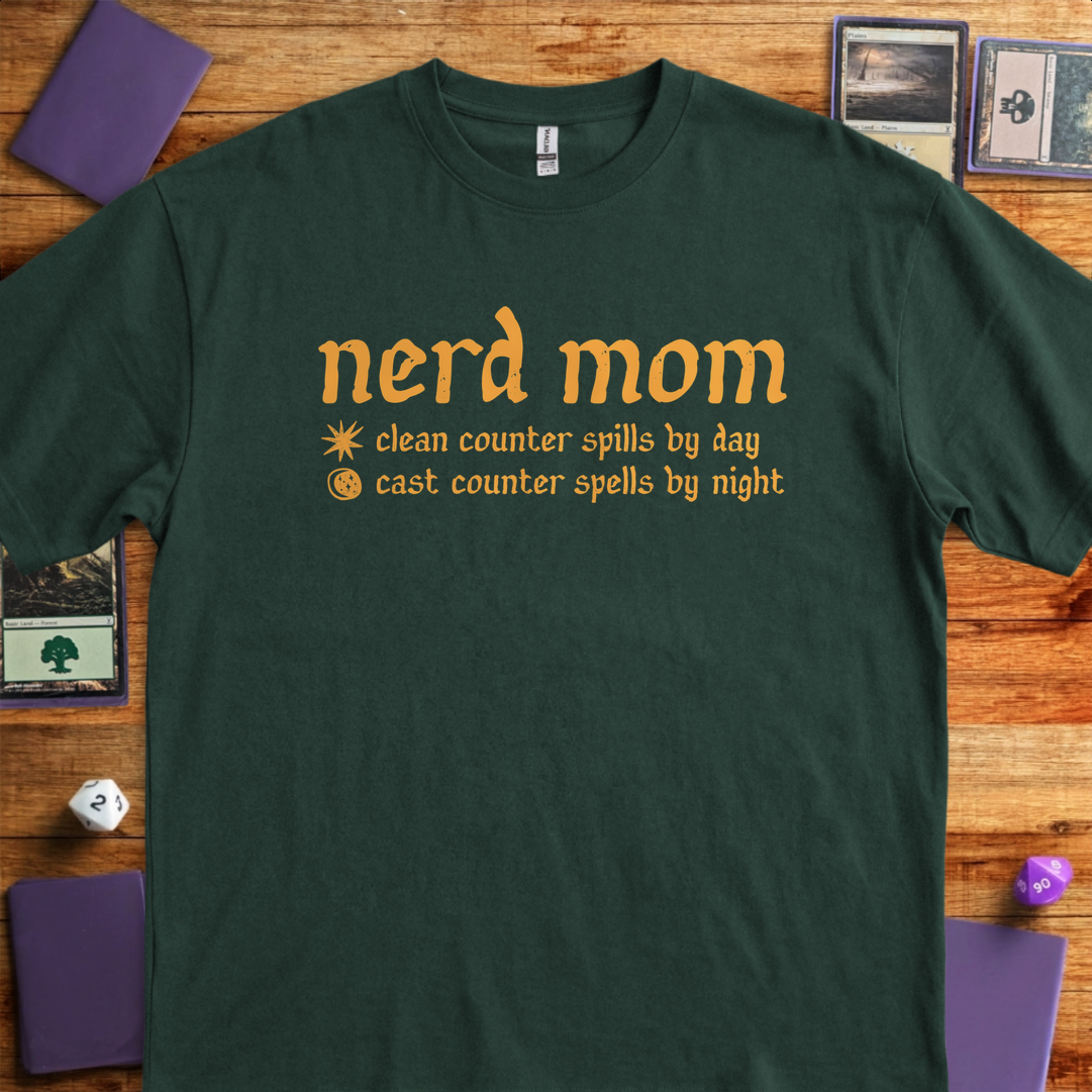 Mom by Day and Night - Forest Green