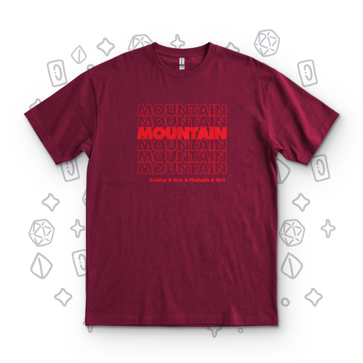 Mountain Mountain - Maroon
