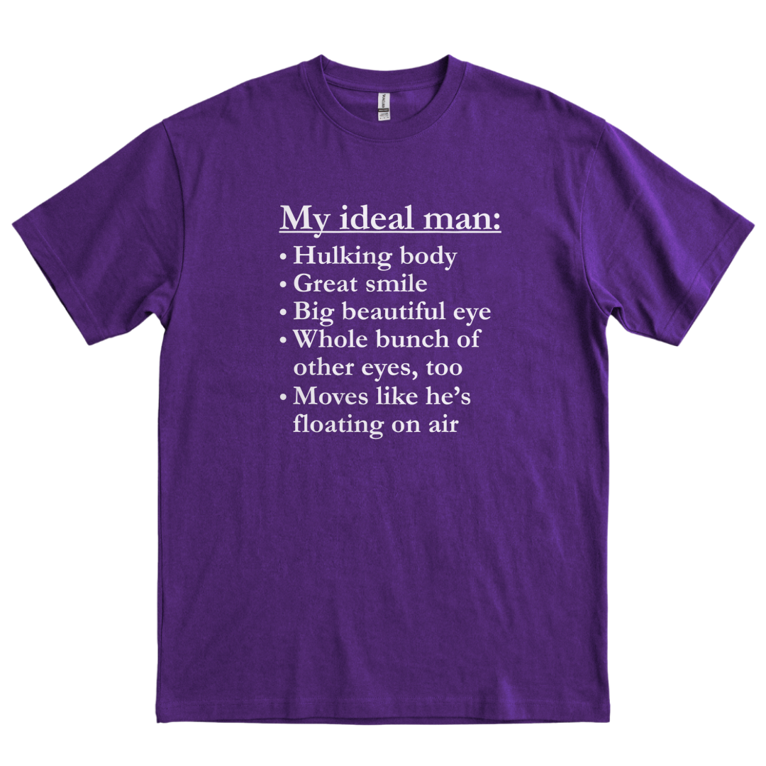 My Big Eyed Ideal Man - Purple