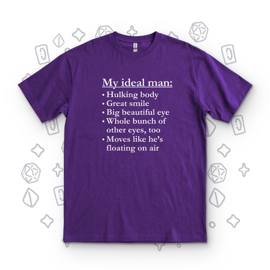 My Big Eyed Ideal Man - Purple