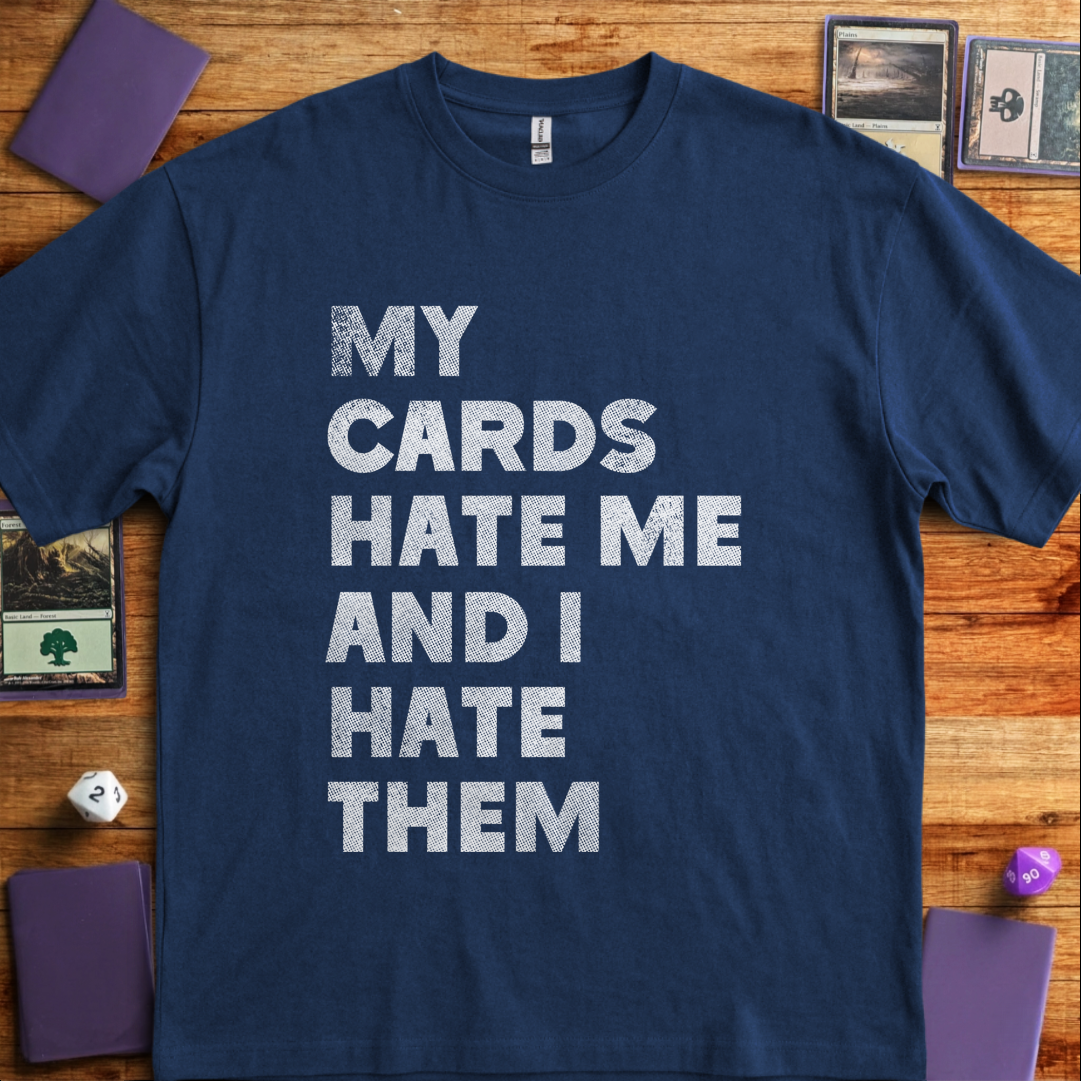My Cards Hate Me - Navy