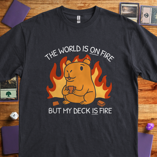 My Deck is Fire - Black