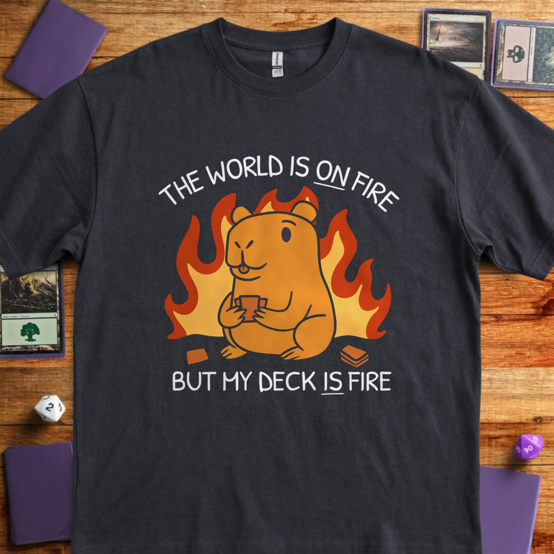 My Deck is Fire - Black