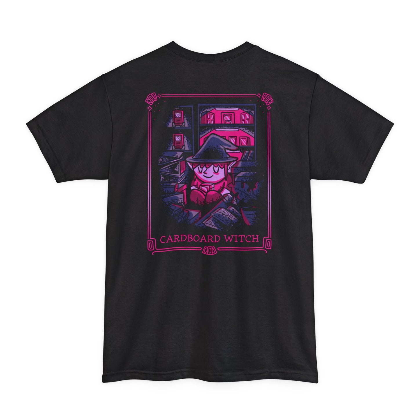 Cardboard Witch BACK PRINT Tall Beefy-T® T-Shirt