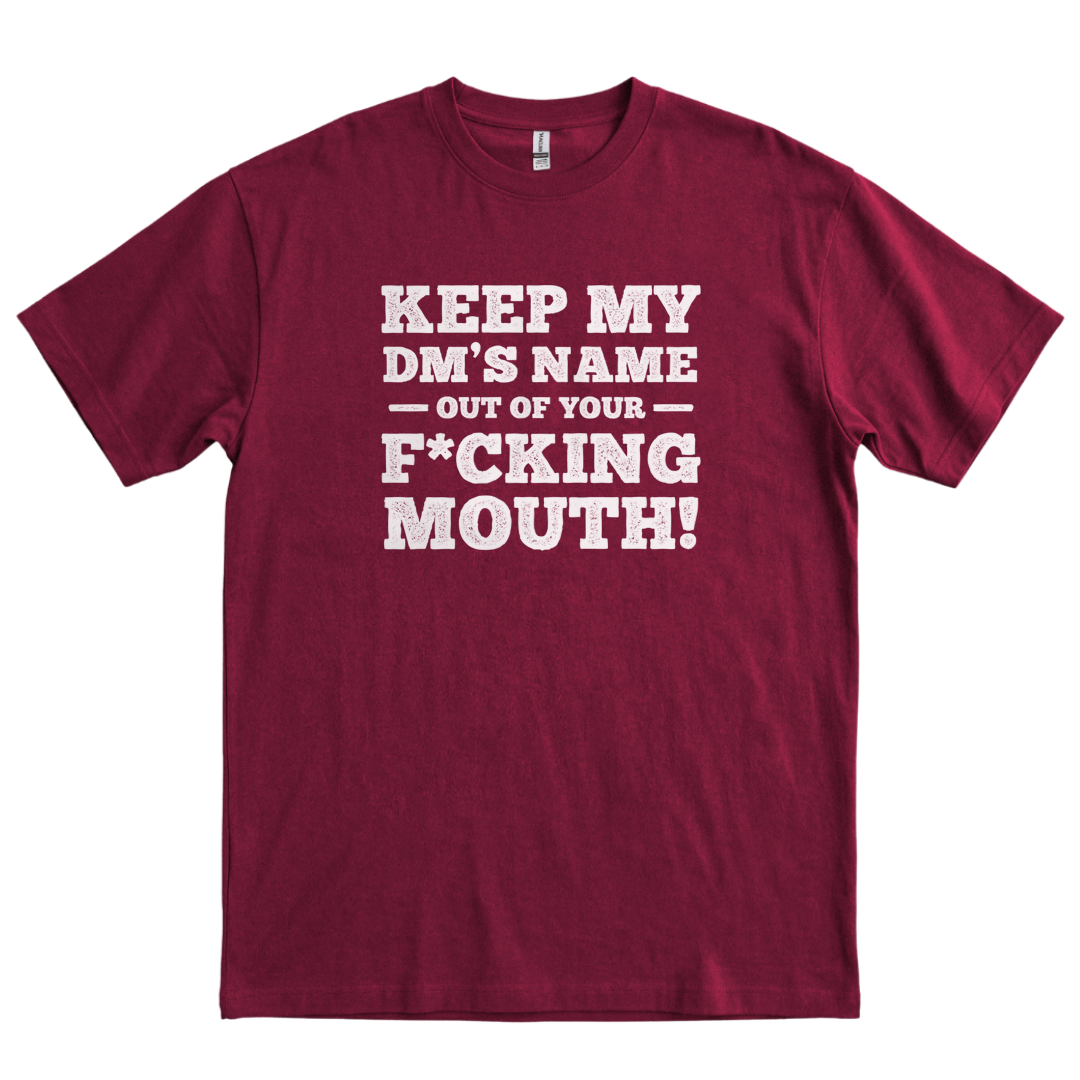 My DM's Name - Maroon