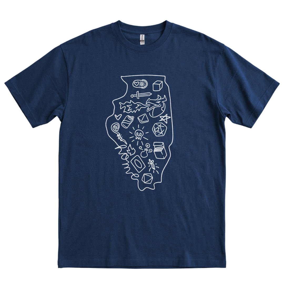 My Geeky Home - Illinois - Navy