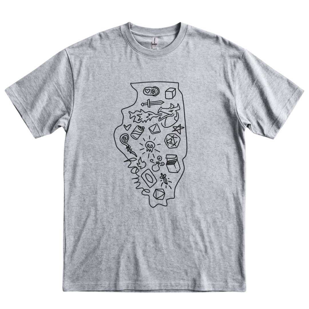 My Geeky Home - Illinois - Sport Grey