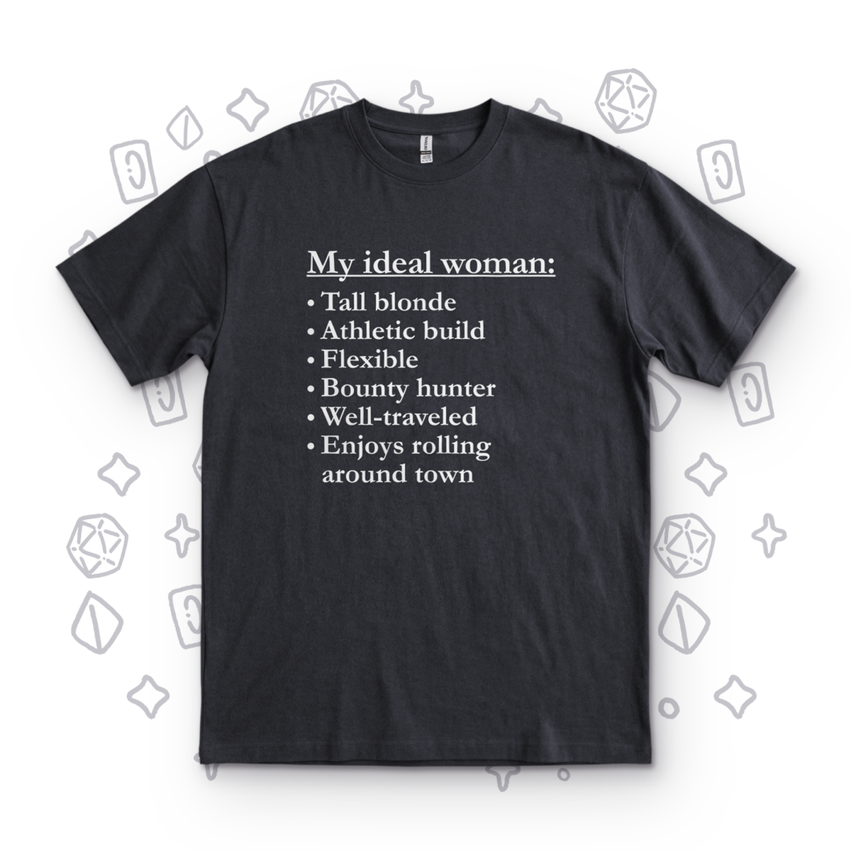 My Ideal Well-traveled Woman - Black