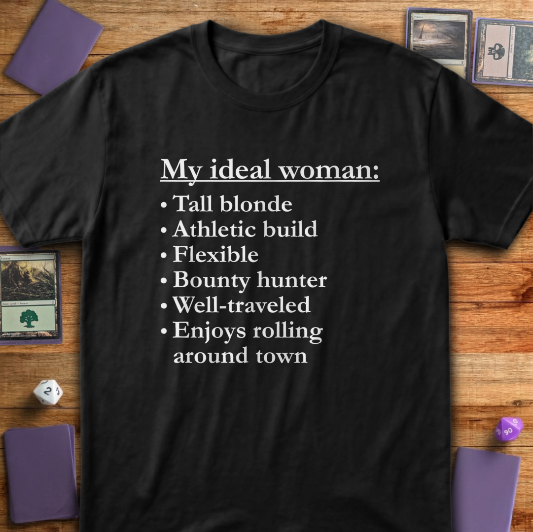 My Ideal Well-traveled Woman - Black