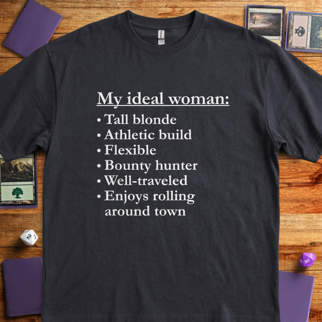 My Ideal Well-traveled Woman - Black