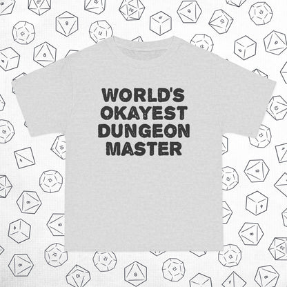 World's Okayest Dungeon Master - Hanes Beefy Tee