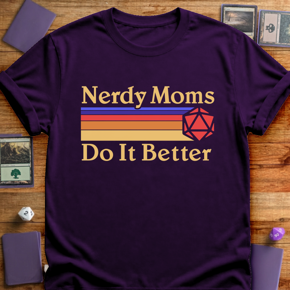 Nerdy Moms Do It Better - Purple