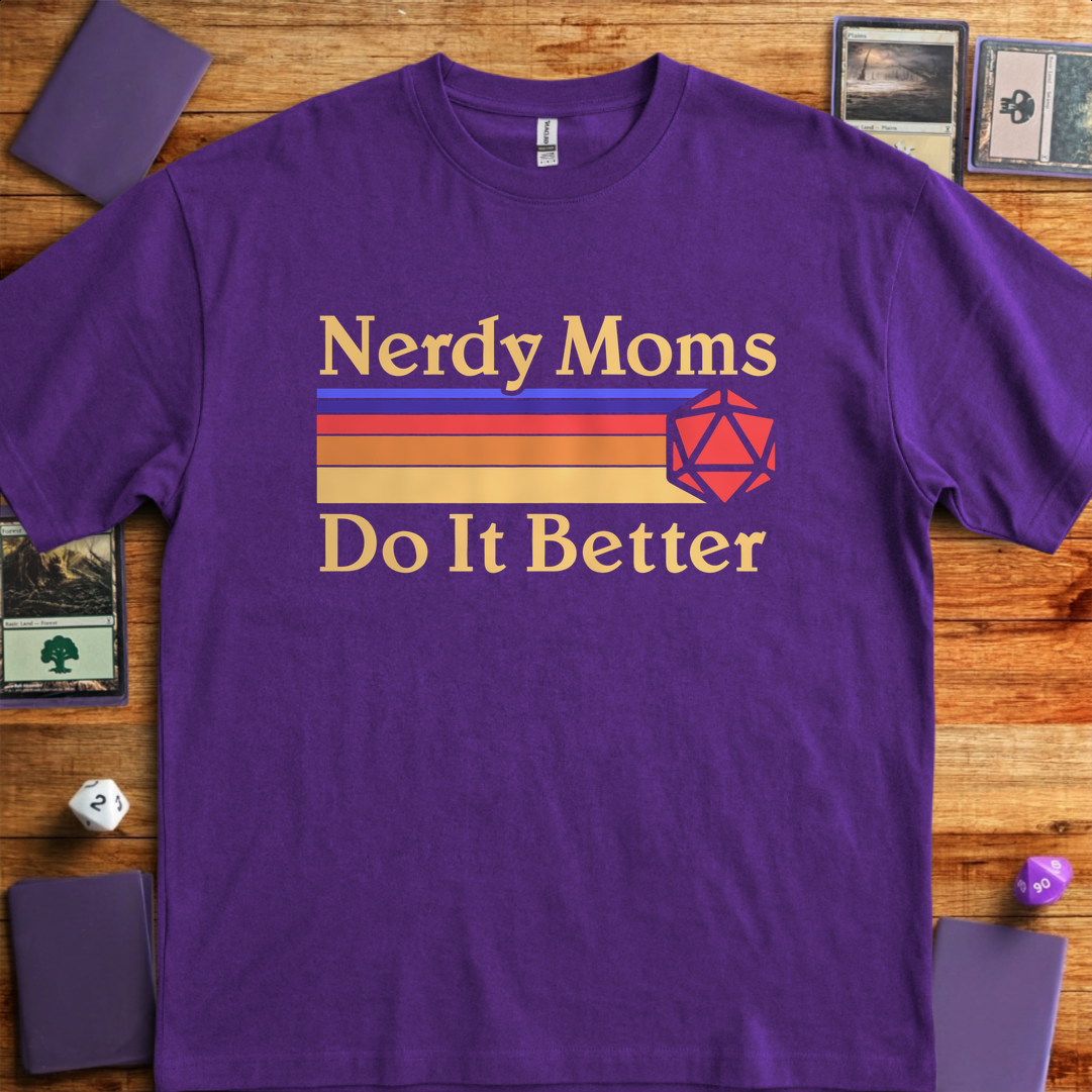 Nerdy Moms Do It Better - Purple