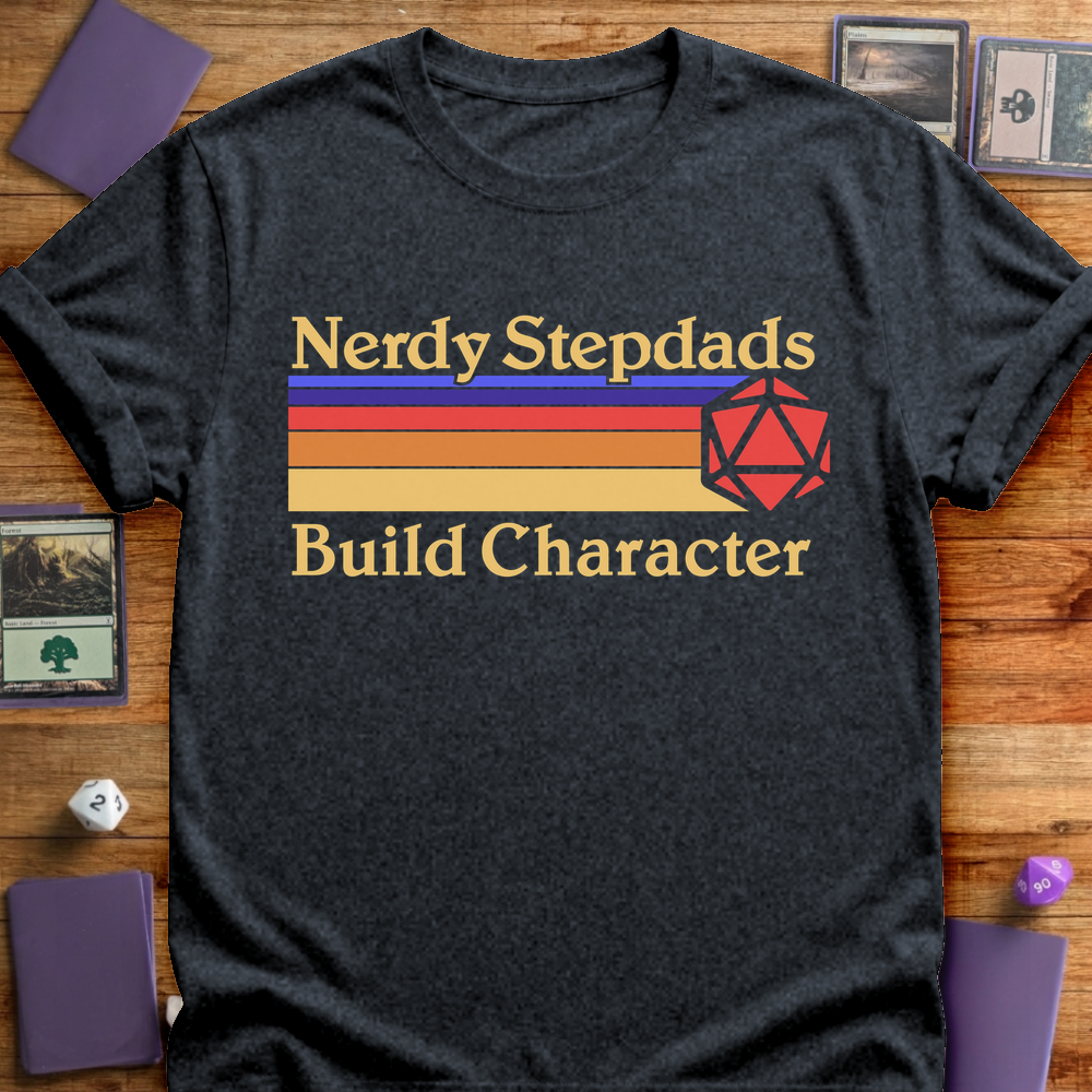 Nerdy Stepdads - Dark Heather Grey