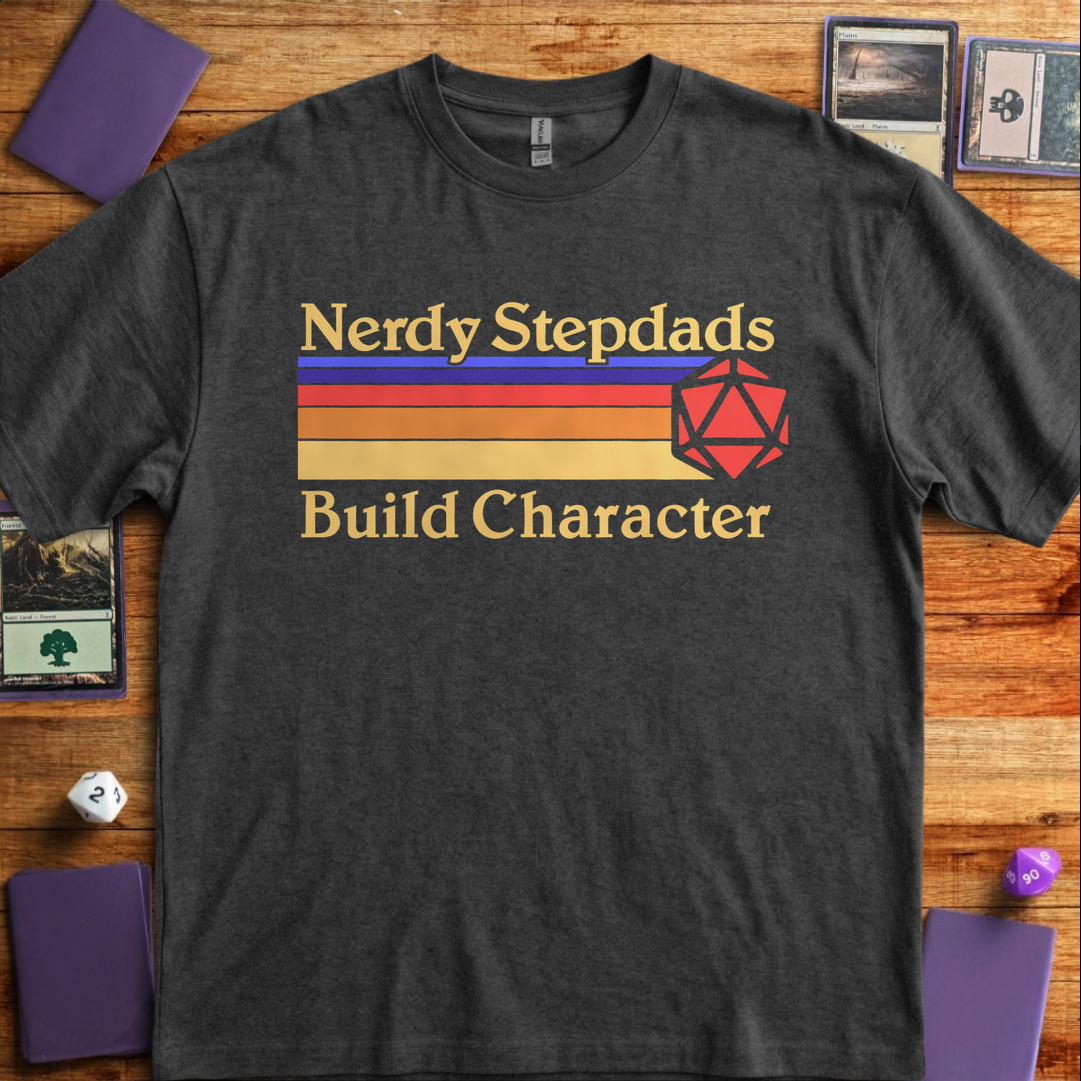 Nerdy Stepdads - Dark Heather Grey