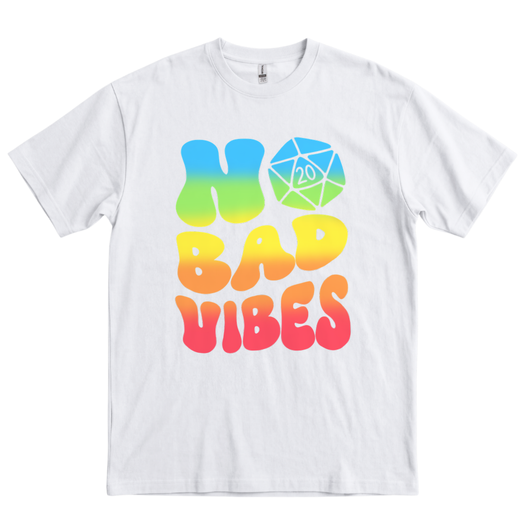 No Bad Vibes - White