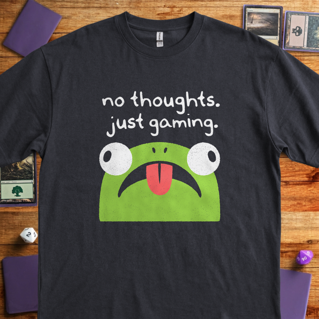 No Thoughts Just Gaming - Black