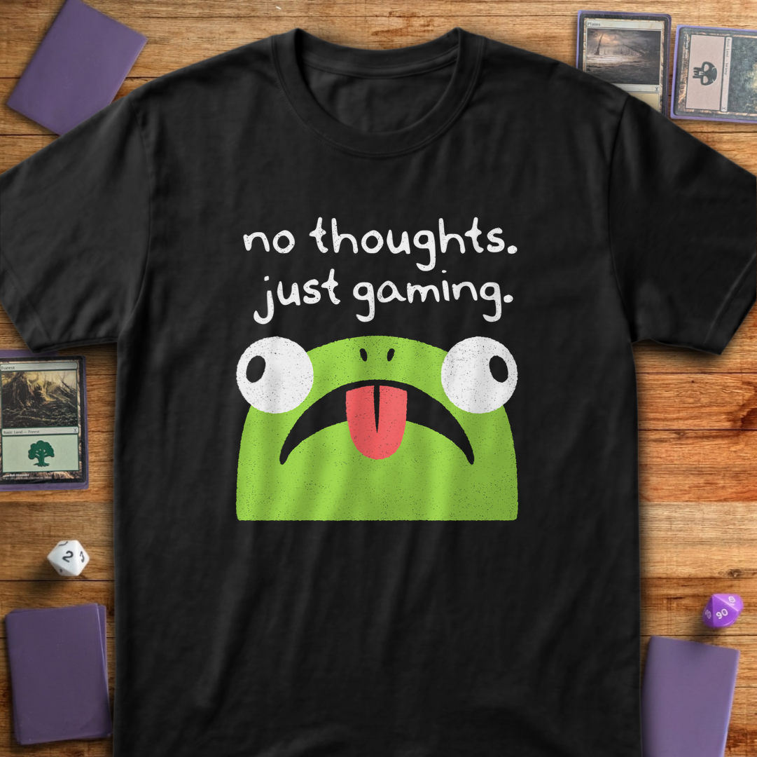 No Thoughts Just Gaming - Black