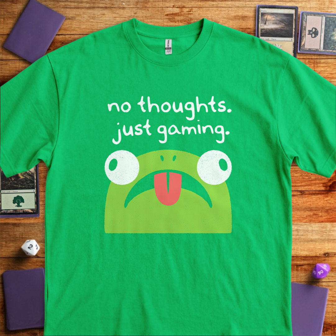 No Thoughts Just Gaming - Kelly Green