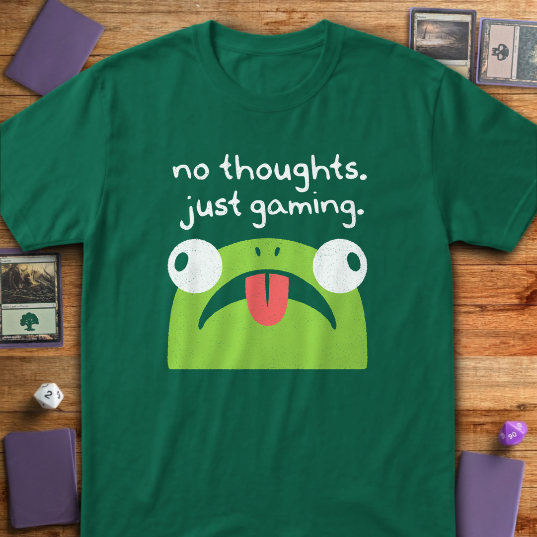 No Thoughts Just Gaming - Kelly Green