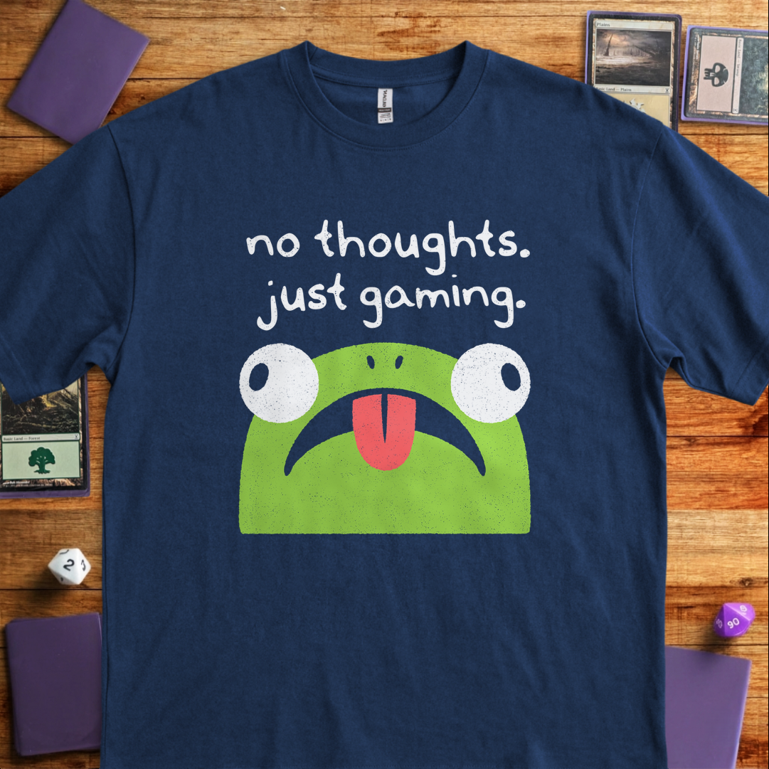 No Thoughts Just Gaming - Navy