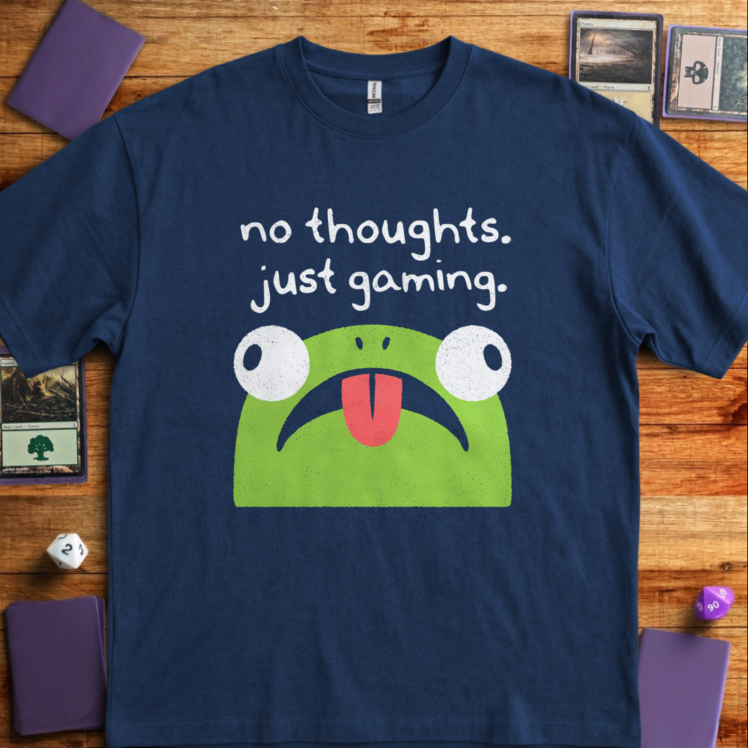No Thoughts Just Gaming - Navy