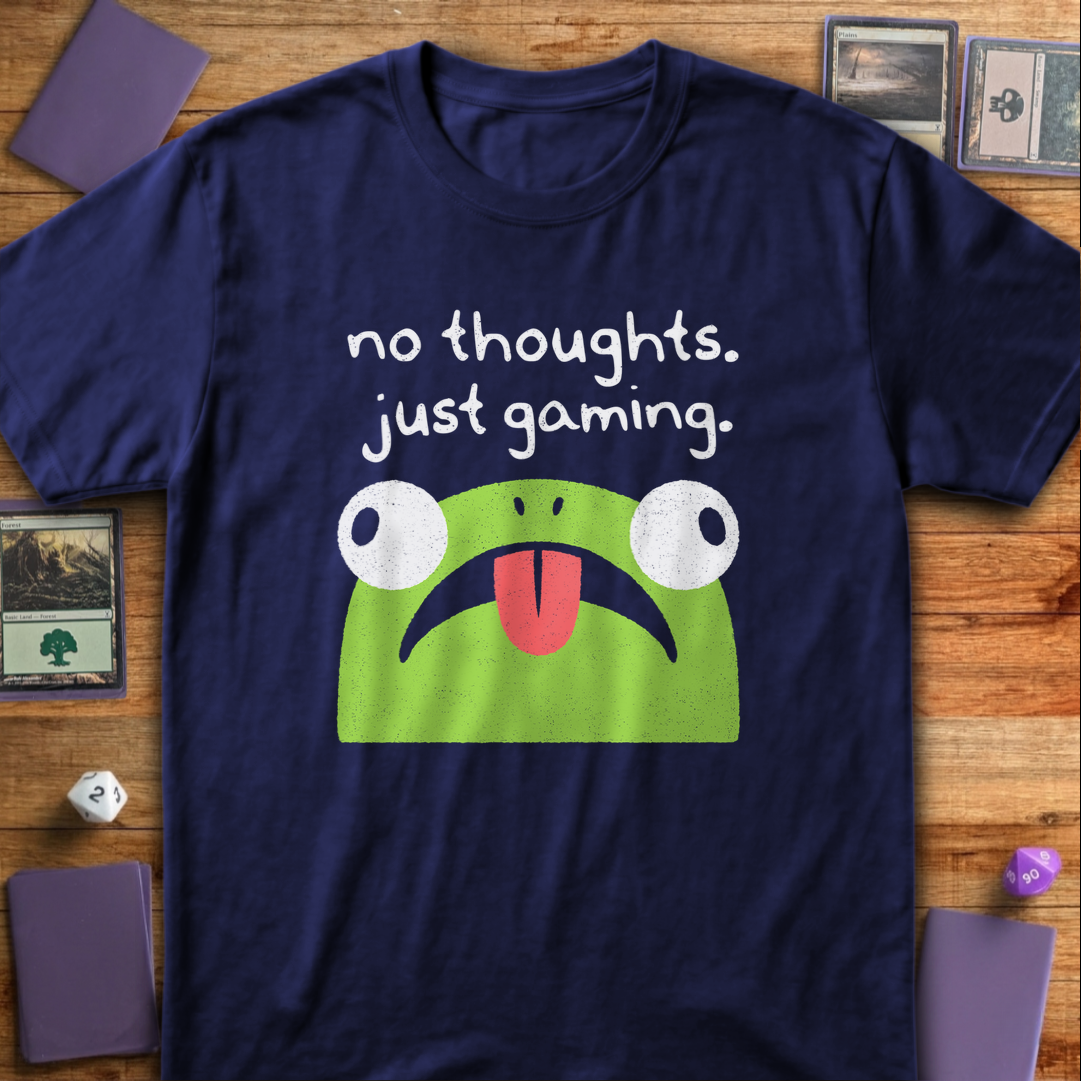 No Thoughts Just Gaming - Navy