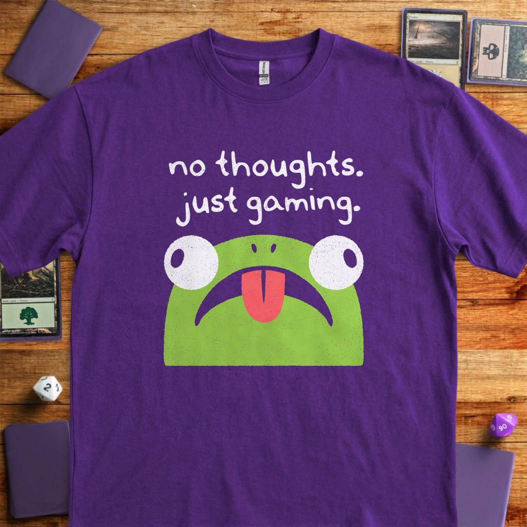 No Thoughts Just Gaming - Purple