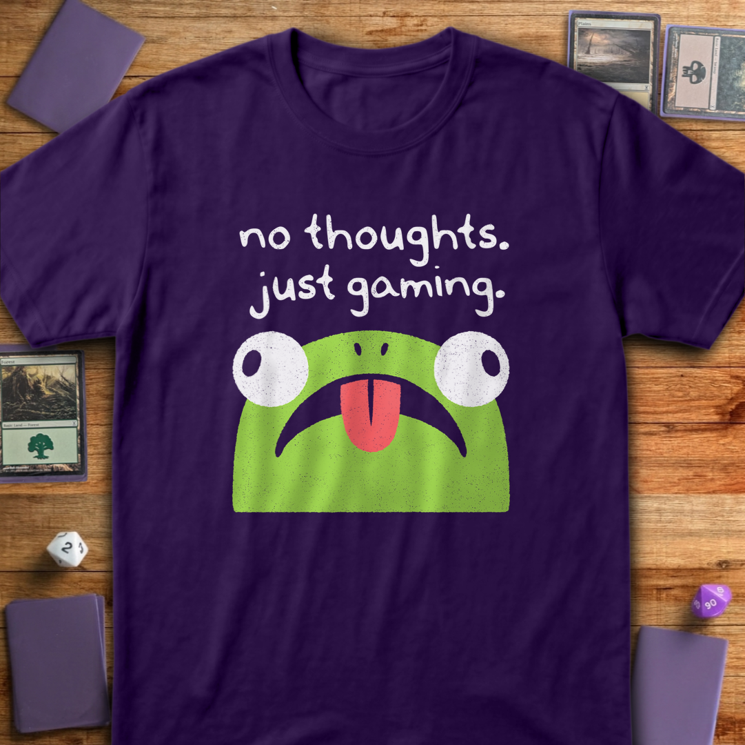 No Thoughts Just Gaming - Purple