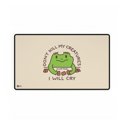 Don't Kill My Creatures Premium Stitched Playmat - 24"x14"