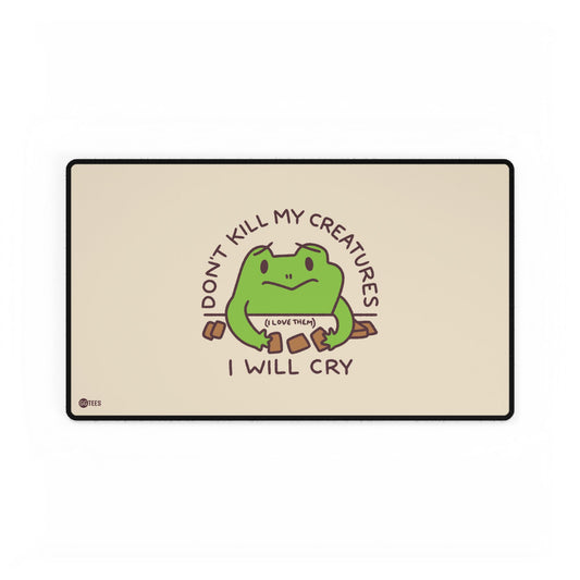 Don't Kill My Creatures Premium Stitched Playmat - 24"x14"