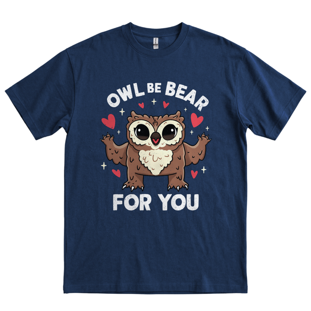Owl Be Bear for You - Navy