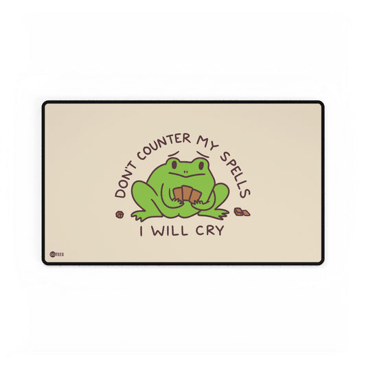 Don't Counter My Spells Premium Stitched Playmat - 24"x14"