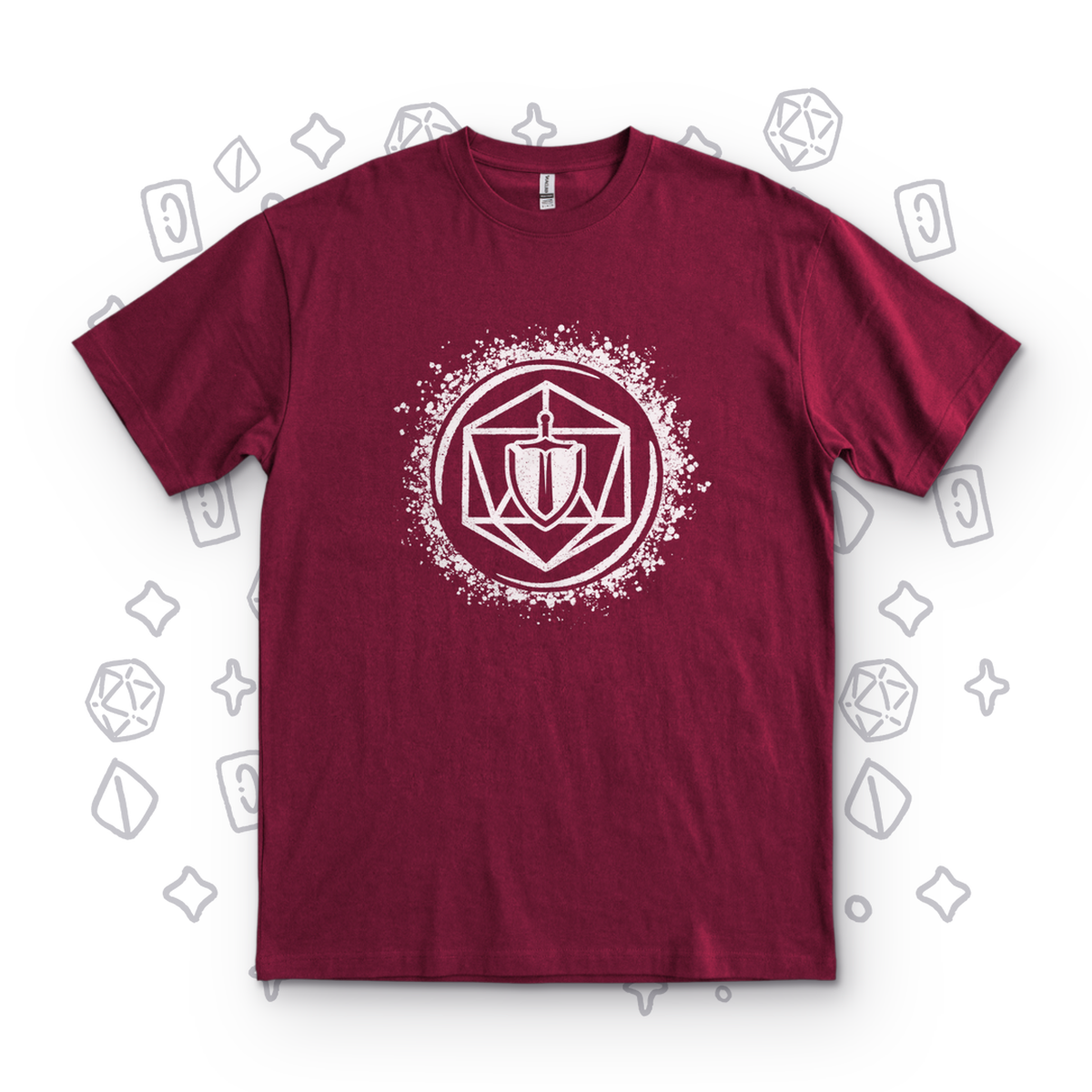 Paladin Symbol - Maroon