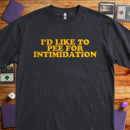 Pee For Intimidation - Black