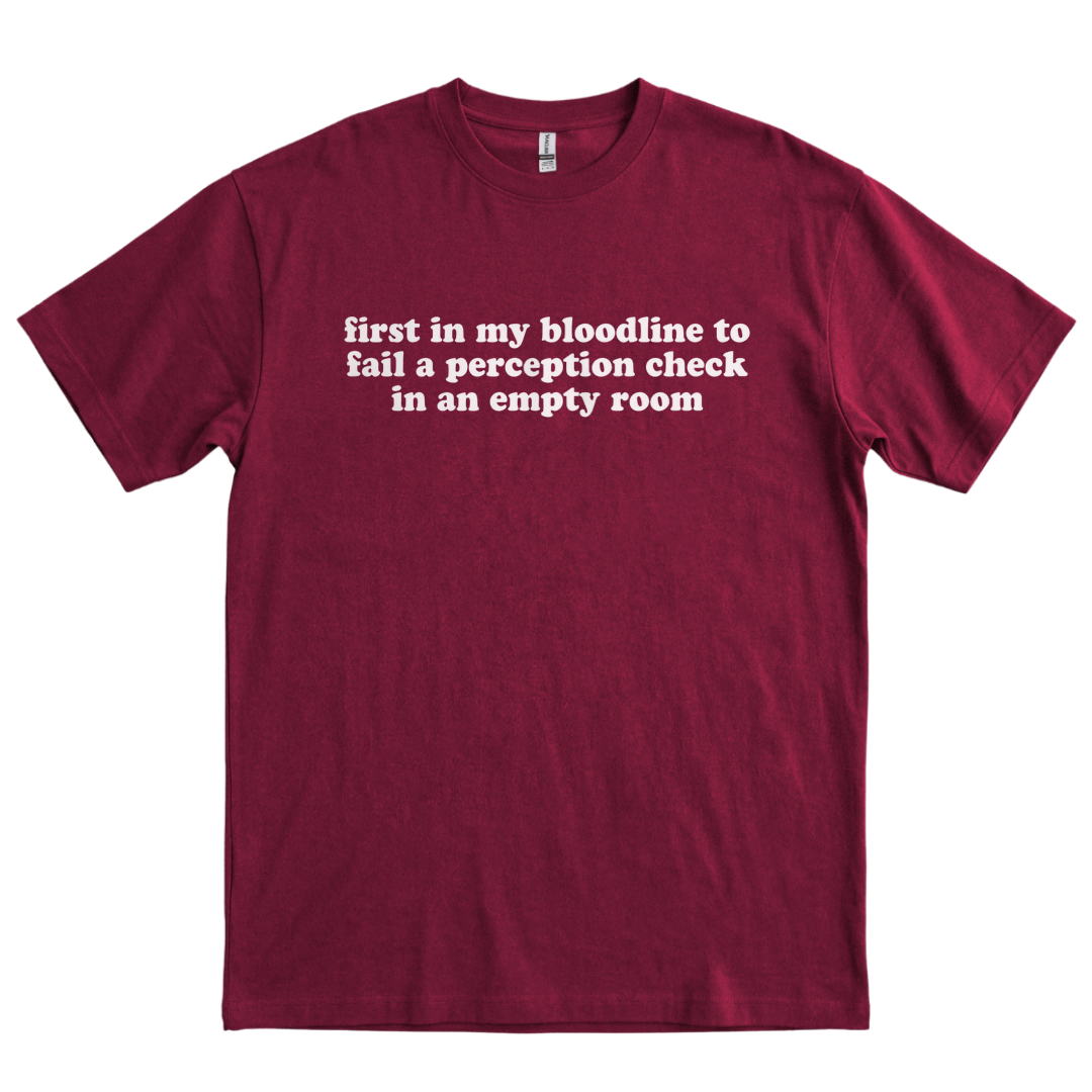 Perception Check - Maroon
