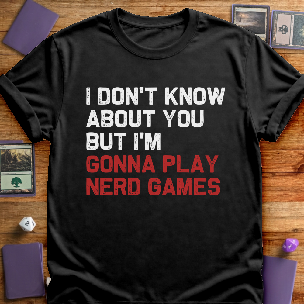 Play Nerd Games - Black