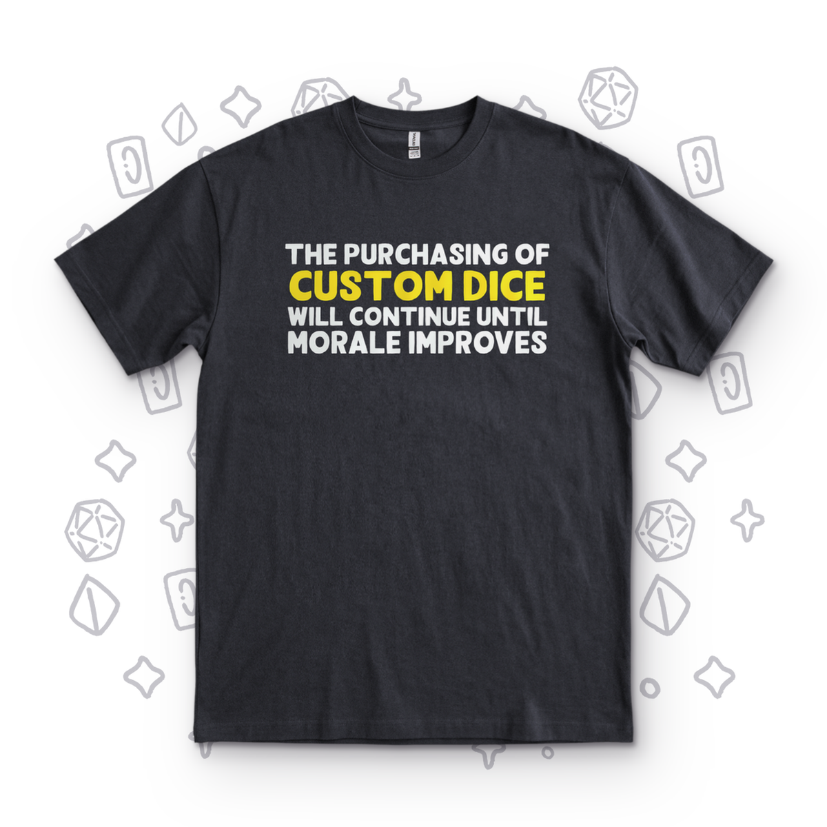 Purchasing Custom Dice - Black
