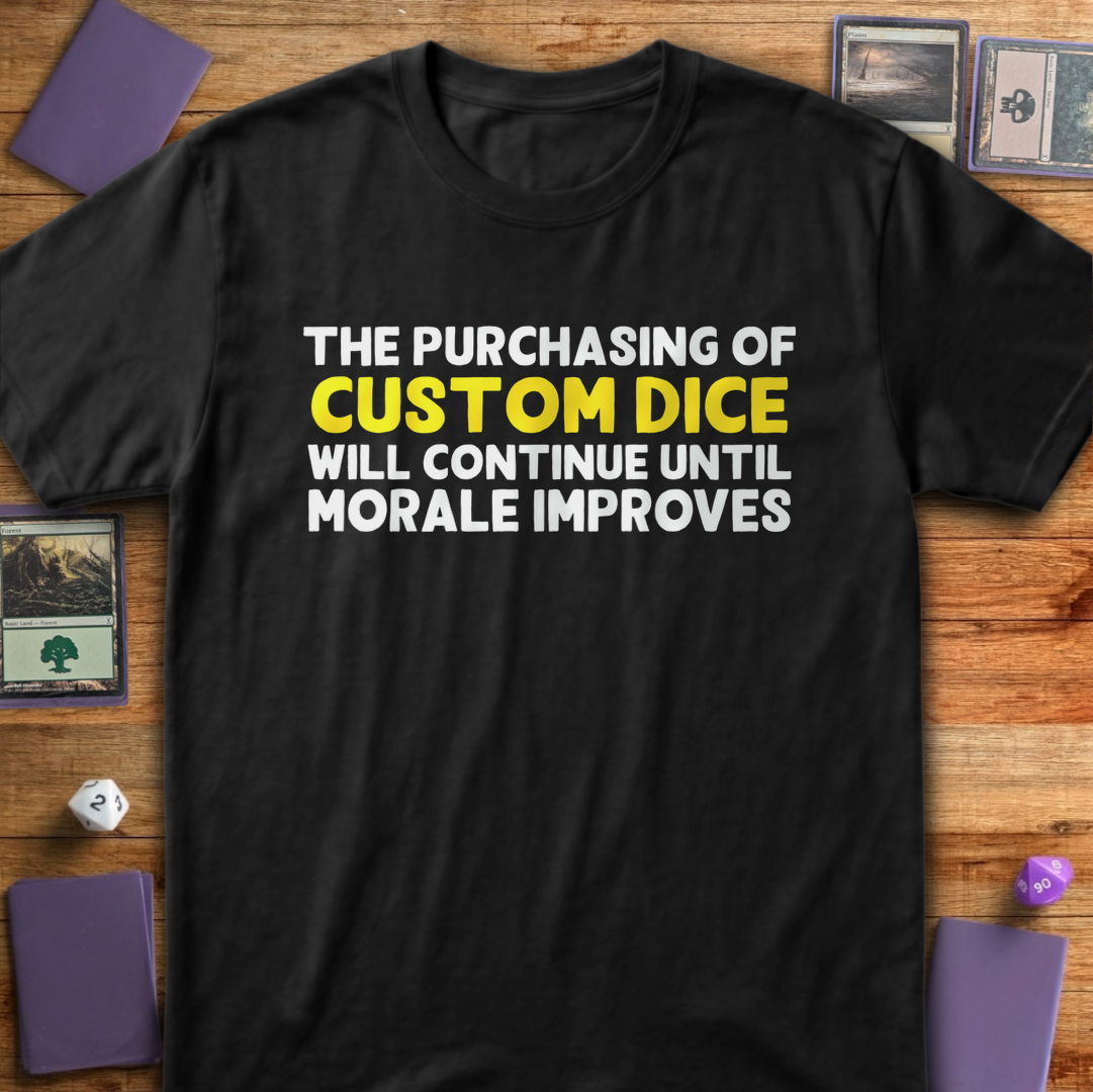 Purchasing Custom Dice - Black